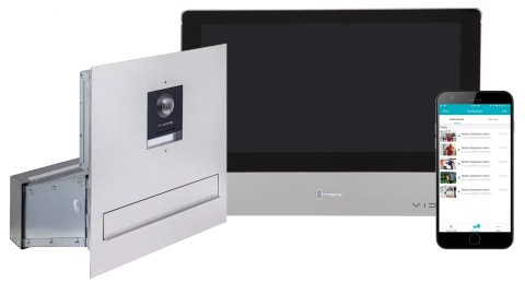 Wideodomofon Vidos ONE S2201-SKM Skrzynka na Listy Monitor M2020 Wideodomofon Vidos ONE S2201-SKM Skrzynka na Listy Monitor M2020