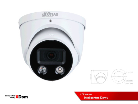 Zestaw 4 Kamery 5MPx Dahua IPC-HDW3549H-AS-PV-0280B-S5