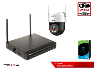 Zestaw monitoringu IP Dahua Bezprzewodowa kamera 5MPx P5AE-PV i rejestrator z 1TB