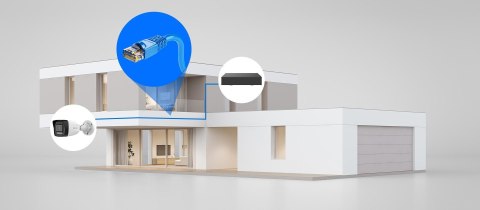 Zestaw monitoringu Hilook 8 kamery IP IPCAM-B8-30DL z wbudowanym dyskiem 2TB