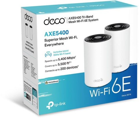 DOMOWY SYSTEM MESH WIFI TP-LINK Deco XE75 Pro(2-pack)