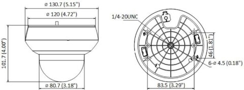 Kamera PTZ IP HikVision DS-2DE2A404IW-DE3/W (C0)(S6)(C)