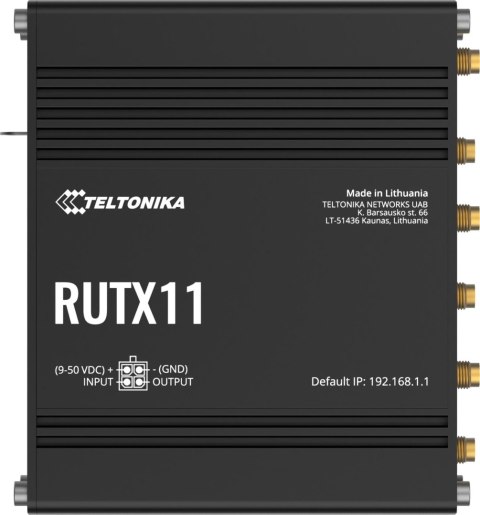 Teltonika RUTX11 router przemysłowy 4G / LTE (RUTX11000000)