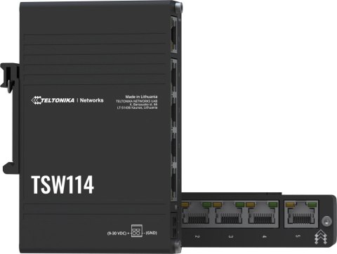 Teltonika TSW114 switch przemysłowy 5xGE (TSW114000000) DIN