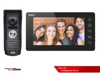 WIDEODOMOFON ZESTAW VDA-10A3 EURA CONNECT MONITOR 7 CALI VDA-05A3