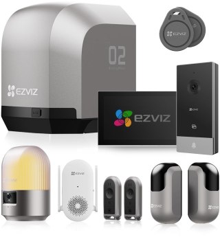 Zestaw napęd Ezviz HG2 600 PRO do 600kg bram przesuwnych z wideodomofonem HP5