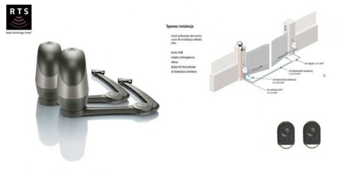 Axovia 220B RTS Standard pack (2 piloty 4-kanałowe Keygo, antena)