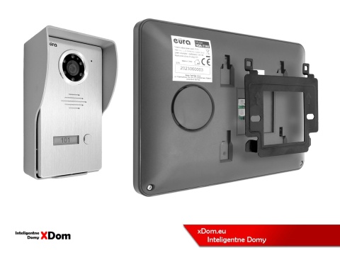 WIDEODOMOFON ''EURA'' CONNECT VDA-21A3_VDA-77A3 kolor 7'' obsługa 1 wejścia