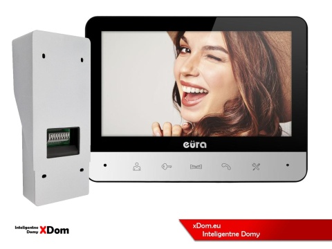 WIDEODOMOFON ''EURA'' CONNECT VDA-81A3_VDA-77A3 Z SZYFRATOREM