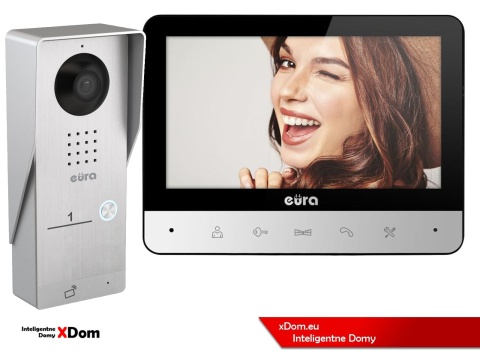 WIDEODOMOFON ''EURA'' CONNECT VDA-91A3_VDA-77A3 z czytnikiem RFID