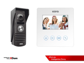 WIDEODOMOFON ZESTAW VDA-10A3 EURA CONNECT MONITOR 4,3 CALI VDA-52A3