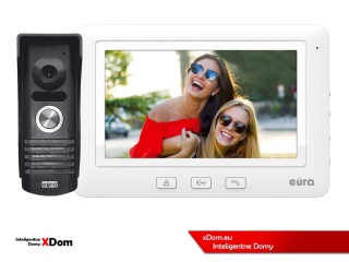 WIDEODOMOFON ZESTAW VDA-10A3 EURA CONNECT MONITOR 7 CALI VDA-45A3