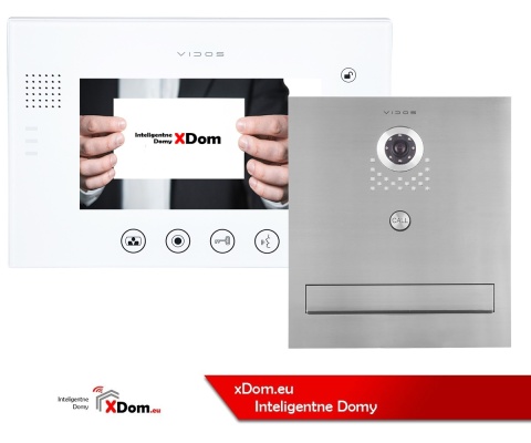 Zestaw wideodomofonu skrzynka na listy Vidos S551-SKM M670WS2