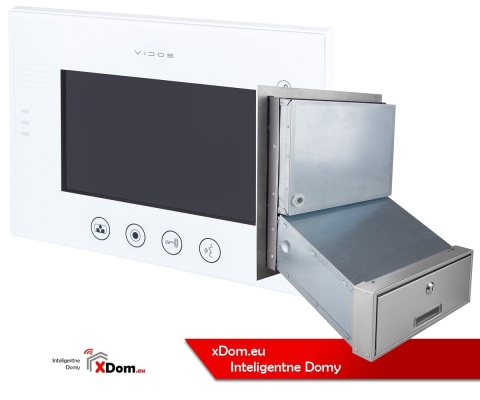 Zestaw wideodomofonu skrzynka na listy Vidos S551-SKM M670WS2