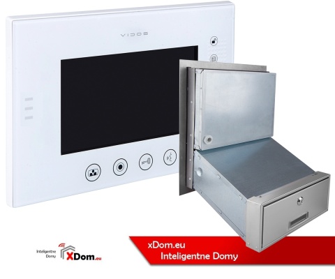 Zestaw wideodomofonu skrzynka na listy Vidos S551-SKM M670WS2