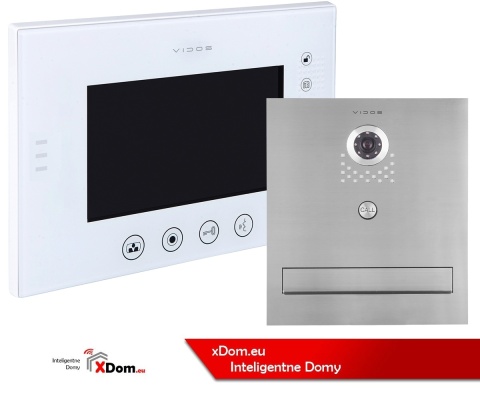 Zestaw wideodomofonu skrzynka na listy Vidos S551-SKM M670WS2