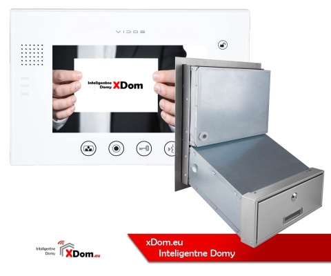 Zestaw wideodomofonu skrzynka na listy Vidos S551-SKM M670W