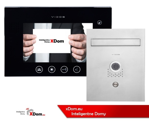 Zestaw wideodomofonu skrzynka na listy Vidos S551-SKP M670BS