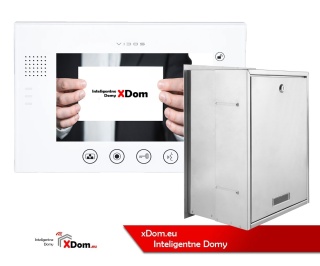 Zestaw wideodomofonu skrzynka na listy Vidos S551-SKP M670W