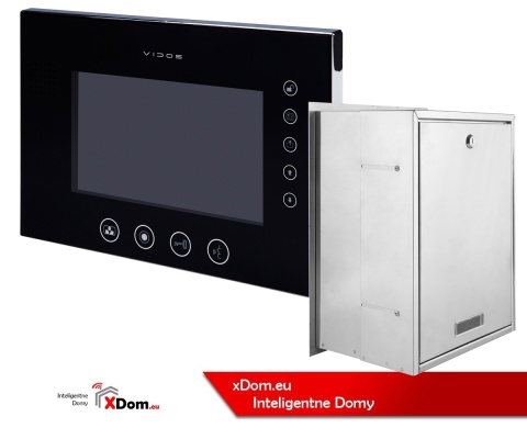 Zestaw wideodomofonu skrzynka na listy Vidos S551-SKP M670BS2