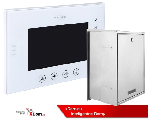 Zestaw wideodomofonu skrzynka na listy Vidos S551-SKP M670WS2