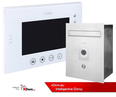 Zestaw wideodomofonu skrzynka na listy Vidos S551-SKP M670WS2