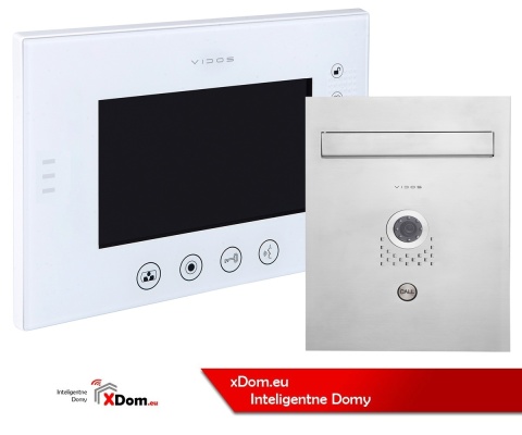 Zestaw wideodomofonu skrzynka na listy Vidos S551-SKP M670WS2