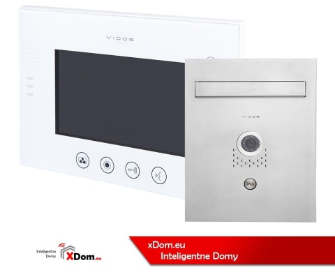 Zestaw wideodomofonu skrzynka na listy Vidos S551-SKP M670WS2