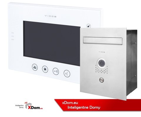 Zestaw wideodomofonu skrzynka na listy Vidos S551-SKP M670WS2