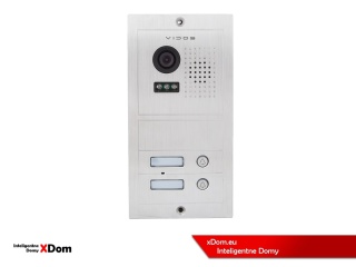 Stacja bramowa dwurodzinny wideodomofon VIDOS S602
