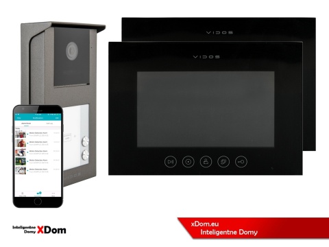 Zestaw wideodomofon dwurodzinny M11BX + S11-2 VIDOS