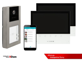 Zestaw wideodomofon dwurodzinny M13XT + S11-2 VIDOS