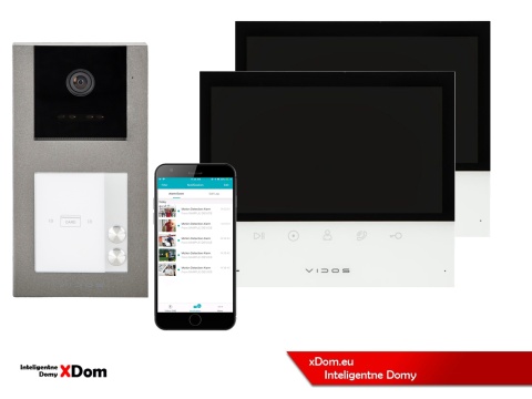 Zestaw wideodomofon dwurodzinny M13XT + S11-2 VIDOS