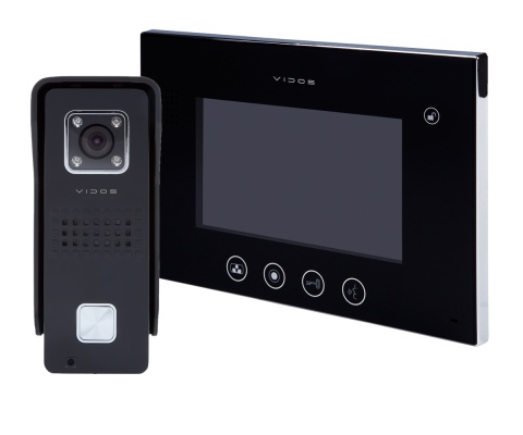 Zestaw wideodomofonowy Vidos S6 monitor M670B