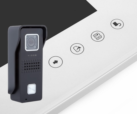 Zestaw wideodomofonowy Vidos S6 monitor M670WS2