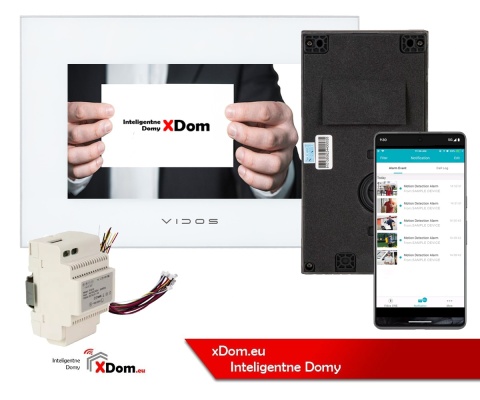 Zestaw wideodomofonowy Vidos czytnik RFID S11-1 monitor M10W-X