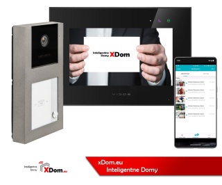 Zestaw wideodomofonowy Vidos czytnik RFID S11-1 monitor M10B-X
