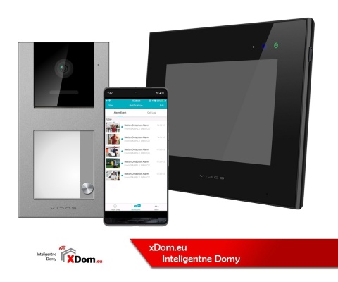 Zestaw wideodomofonowy Vidos czytnik RFID S11-1 monitor M10B-X