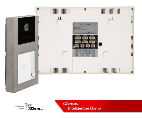 Zestaw wideodomofonowy Vidos czytnik RFID S11-1 monitor M11W-X