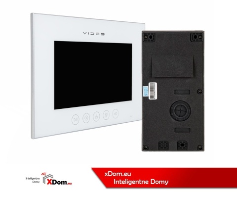 Zestaw wideodomofonowy Vidos czytnik RFID S11-1 monitor M11W-X