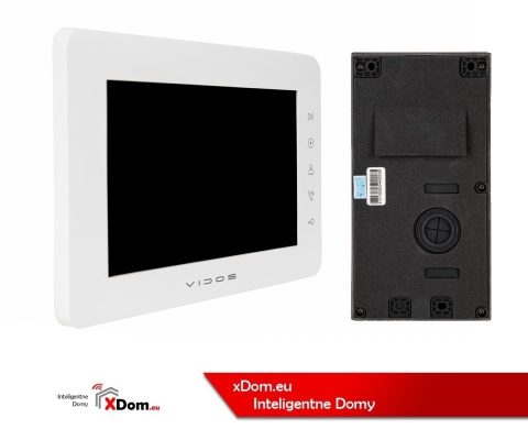 Zestaw wideodomofonowy Vidos czytnik RFID S11-1 monitor M12W