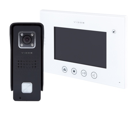 Zestaw wideodomofonowy Vidos S6 monitor M670W