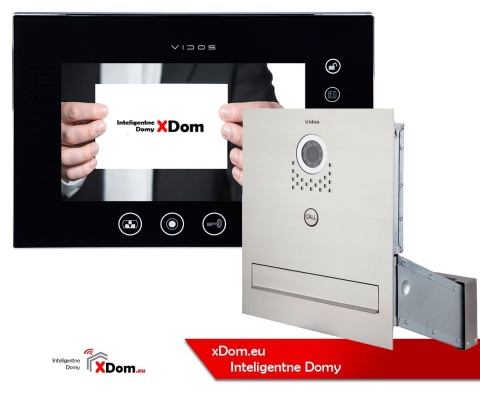 Zestaw wideodomofonu skrzynka na listy Vidos S551-SKM M670BS2