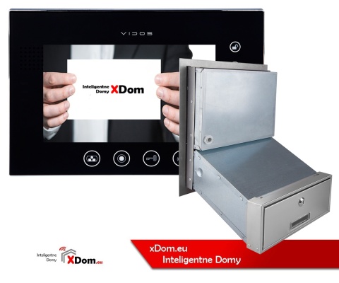 Zestaw wideodomofonu skrzynka na listy Vidos S551-SKM M670BS2