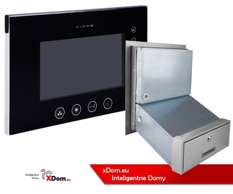 Zestaw wideodomofonu skrzynka na listy Vidos S551-SKM M670BS2