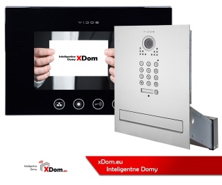 Zestaw wideodomofonu z szyfratorem skrzynka na listy Vidos S561D-SKM M670BS2