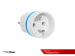 SATEL BE WAVE Inteligentna wtyczka EURO Smart Plug E W ASW-200 E-W ABAX2
