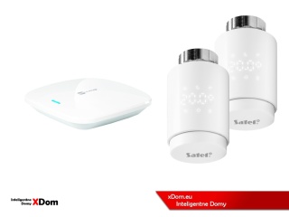Zestaw SATEL BE WAVE Smart HUB + 2 głowice termostatyczne ART-210 ABAX2