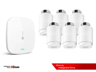 Zestaw SATEL BE WAVE Smart HUB + głowice termostatyczne ART-210 ABAX2