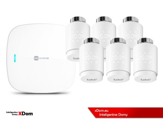 Zestaw SATEL BE WAVE Smart HUB + głowice termostatyczne ART-210 ABAX2
